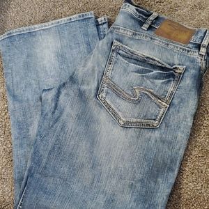 Mens Silver jeans